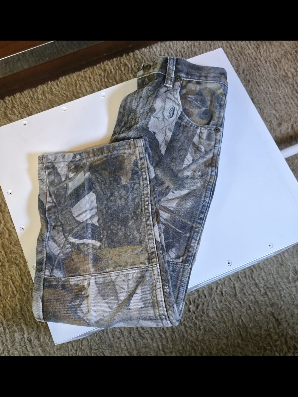 Camouflage Pattern Men’s Jeans - Neutral Camo
